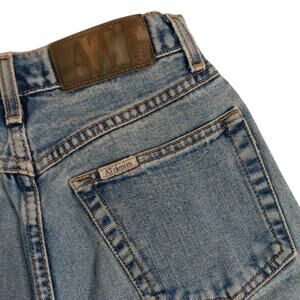 Ann Taylor Vintage Mom Jeans 6 25X29 Light Wash Stressed High Rise Taper Y2K